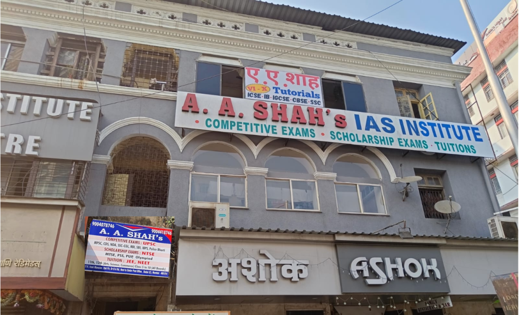 Best UPSC Coaching Centre at Dadar; A A Shah's IAS Institute