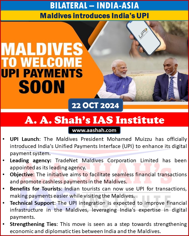 Maldives introduces India’s UPI