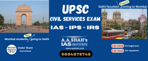 Earlier Mumbai students were going to Delhi for UPSC CSE coaching. Now Delhi faculties are coming to Mumbai at A A Shah's IAS Institute.