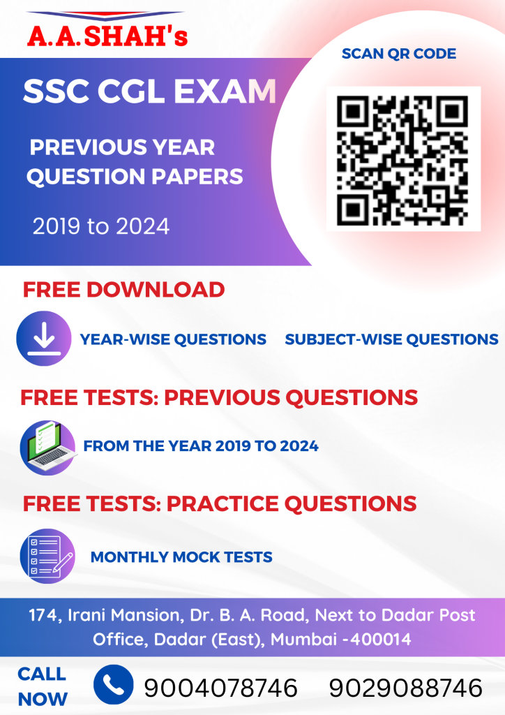 SSC CGL Free Download Year-wise Questions, Subject-wise Questions